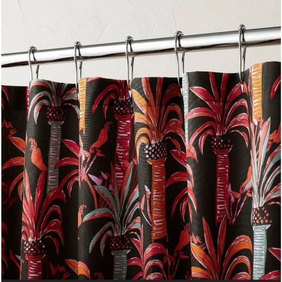 Palm on Blake Street Shower Curtain Black
Opalhouse' designed with Jungalow - Picture 5 of 8